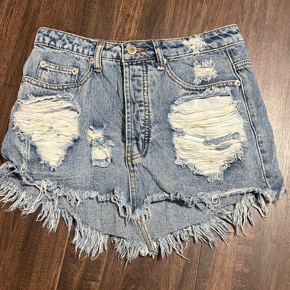 Denim skirt